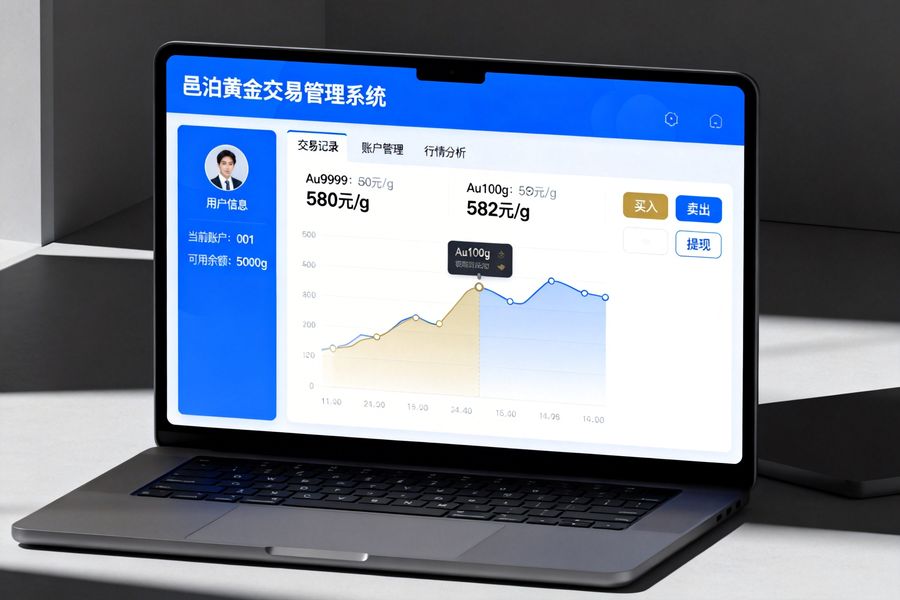 邑泊咨詢：邑泊黃金交易管理系統憑借六大核心優勢，成為黃金交易領域各類用戶的優選工具，全方位滿足黃金交易“實時化、合規化、多元化、高效化”的核心需求。