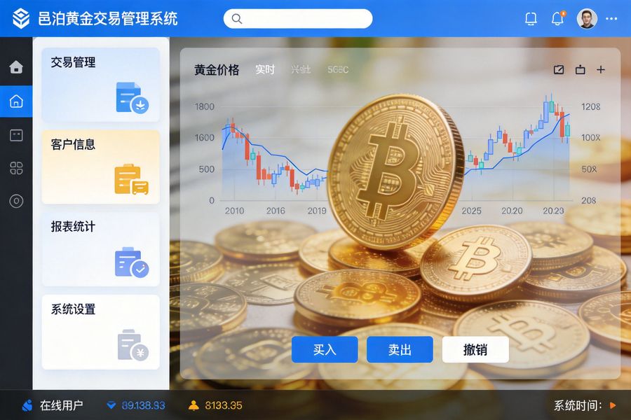 邑泊咨詢：行情解析模塊是邑泊黃金交易管理系統的核心亮點，支持多源行情接入，無縫對接上海黃金交易所、國際黃金市場等核心數據源