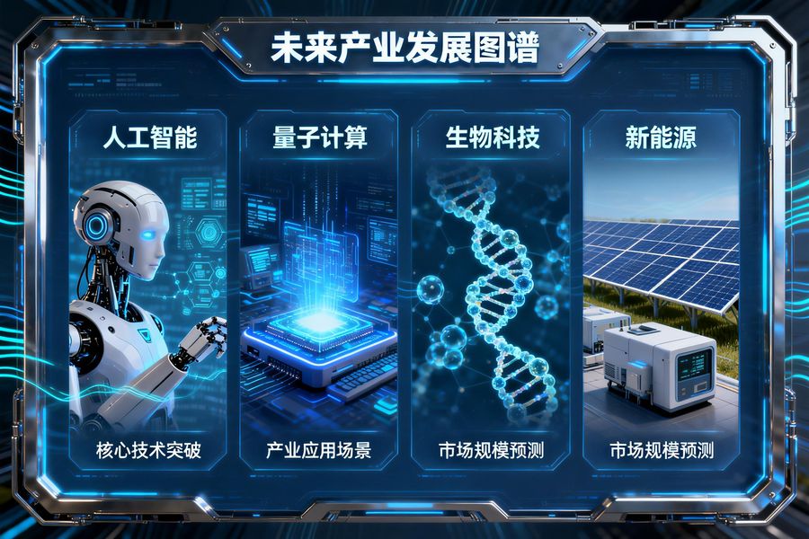 在科技浪潮洶涌澎湃的當下，未來產業如璀璨星辰般崛起，人工智能、大數據、區塊鏈等前沿技術正以前所未有的速度重塑著世界格局