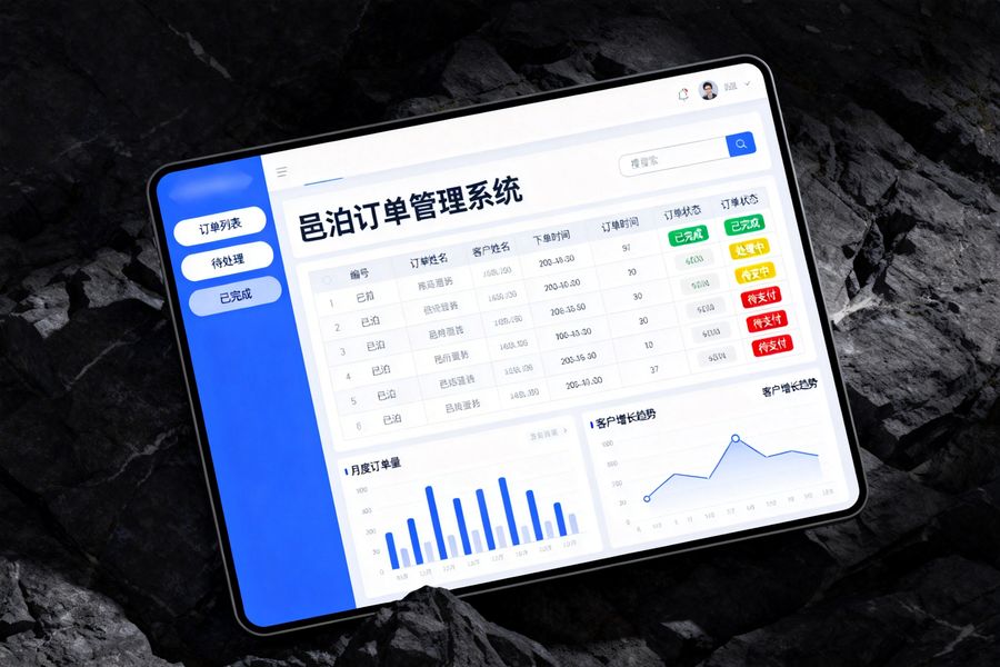邑泊咨詢：邑泊訂單管理系統產品資料介紹