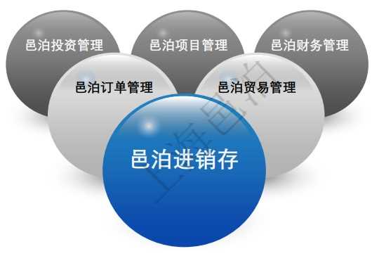 邑泊進銷存源于邑泊ERP，而邑泊ERP進過多年演化，已經不僅僅是個傳統意義上的ERP產品，更多的是一系列ERP解決方案，包括邑泊訂單管理、邑泊貿易管理、邑泊投資管理、邑泊項目管理和邑泊財務管理。