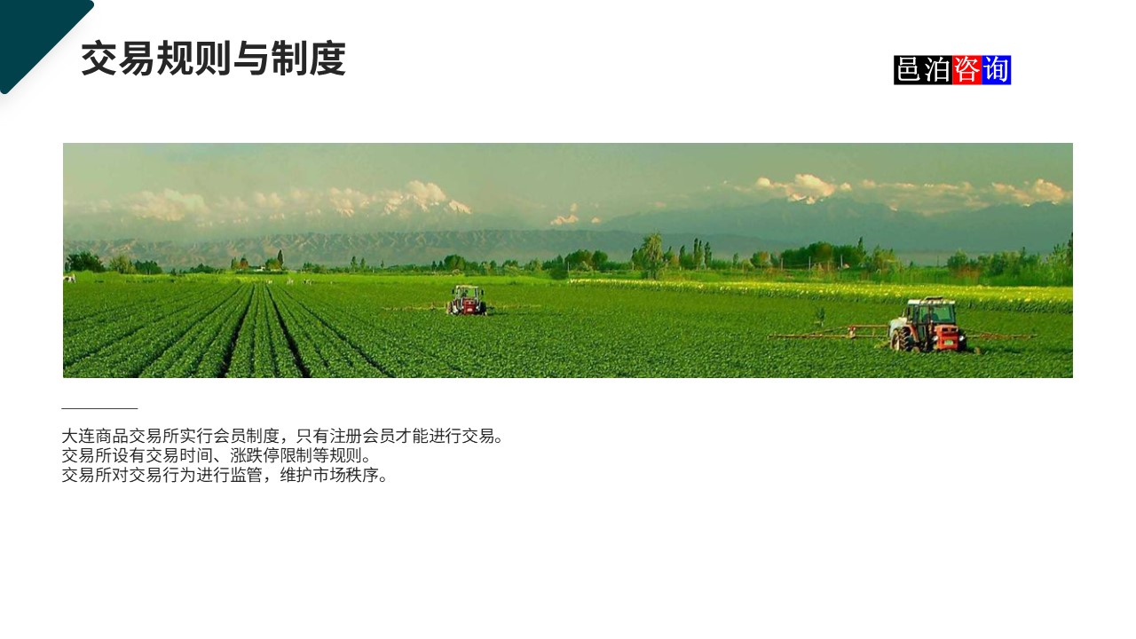 邑泊數字化智能化技術國內商品和期貨交易所交易規則與制度