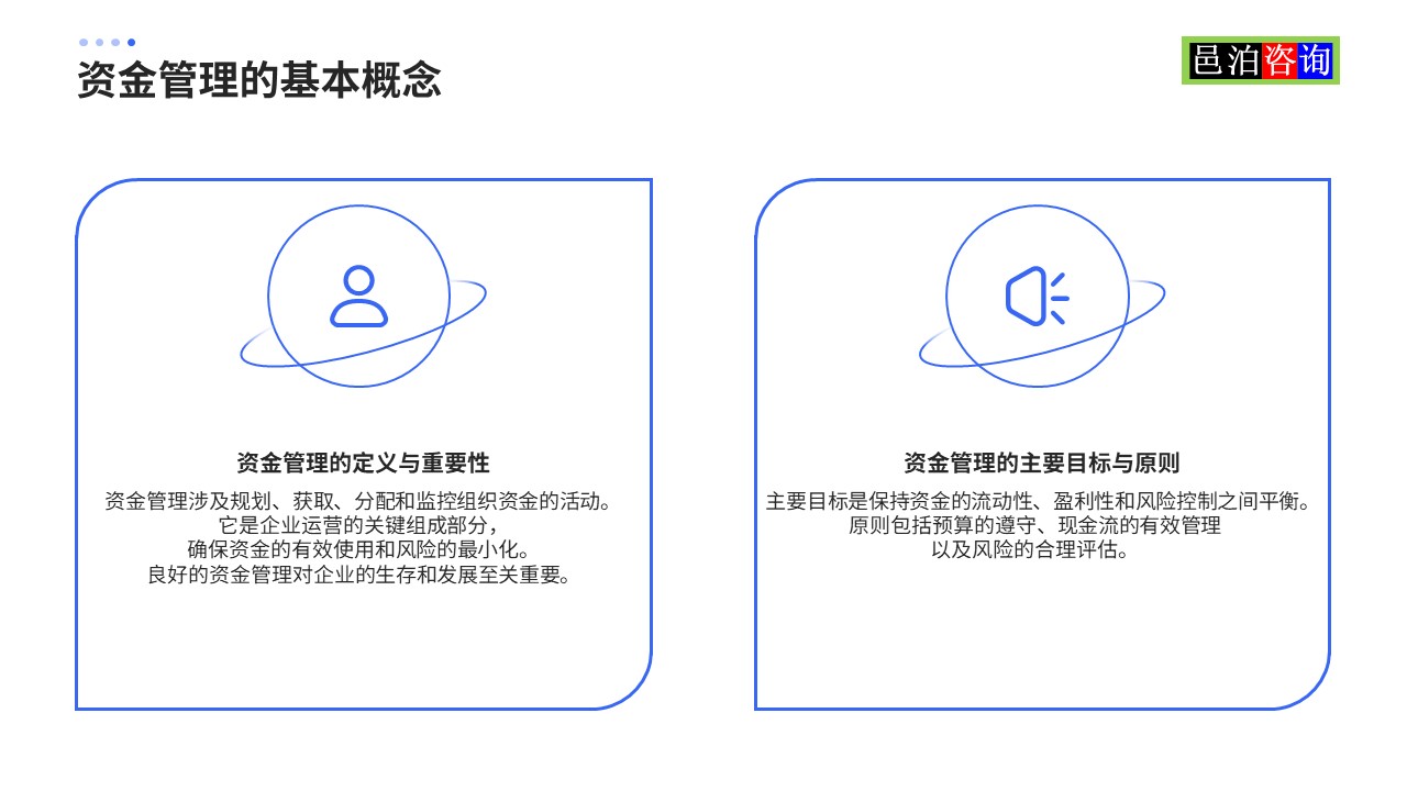 邑泊數字化智能化技術資金管理的基本概念