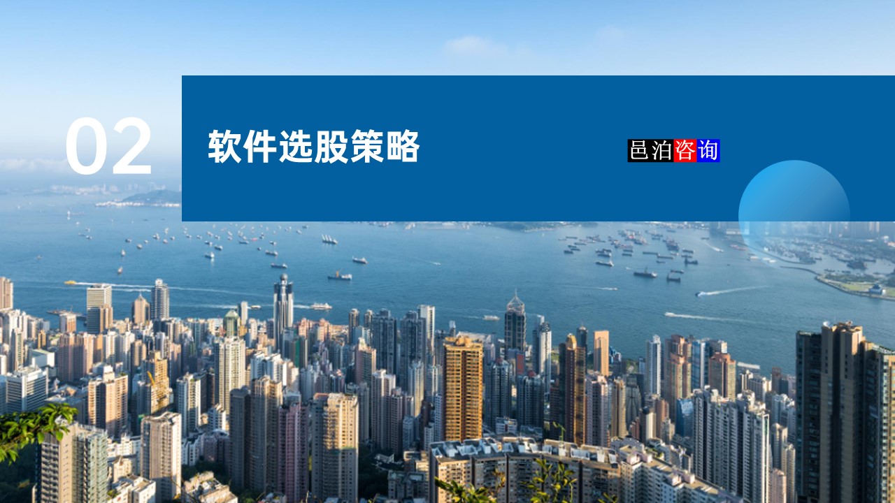 邑泊數字化智能化技術智能量化選股軟件選股策略