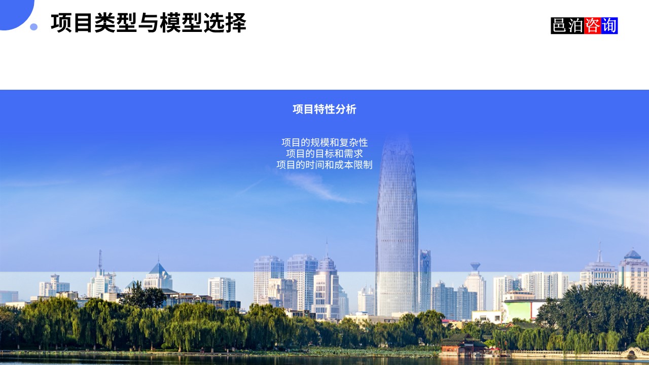 邑泊數字化智能化技術瀑布模型、V模型和敏捷迭代模型項目類型與模型選擇