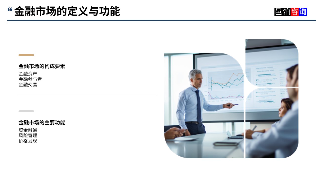 邑泊數字化智能化技術金融市場的定義與功能