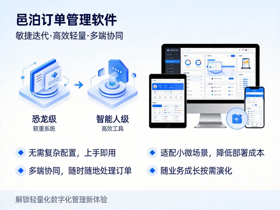 邑泊聚焦企業訂單處理痛點，訂單管理軟件實現全流程自動化高效管控