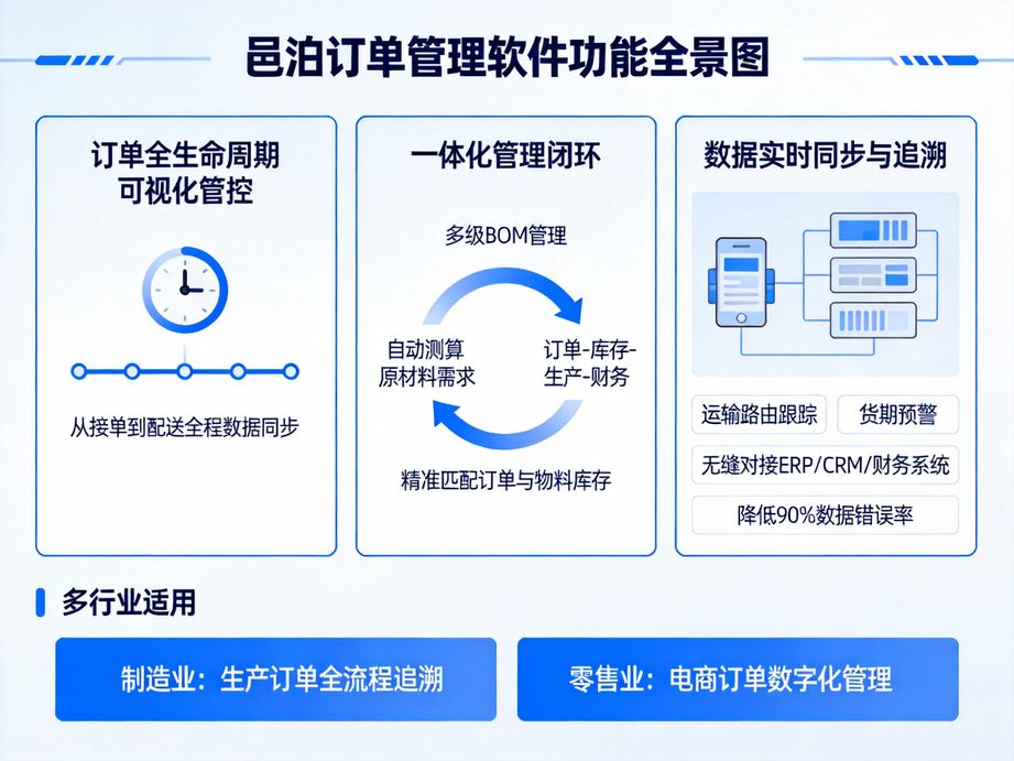 選對訂單管理ERP，實現企業訂單管理降本提效雙提升