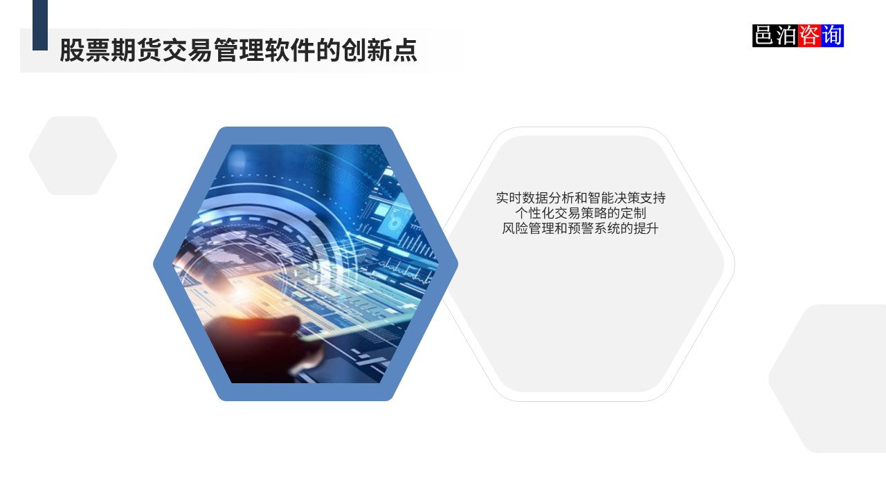 邑泊數字化智能化技術股票期貨交易管理軟件的創新點