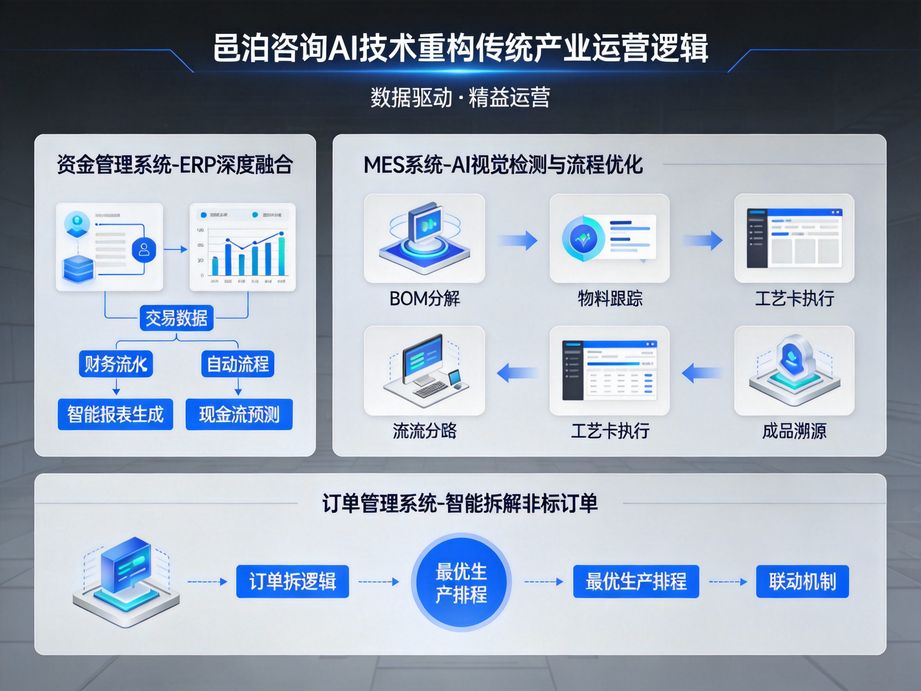 邑泊咨詢專注數字化轉型落地實踐,將人工智能融入企業各業務環節,為客戶提供精準的咨詢指導。