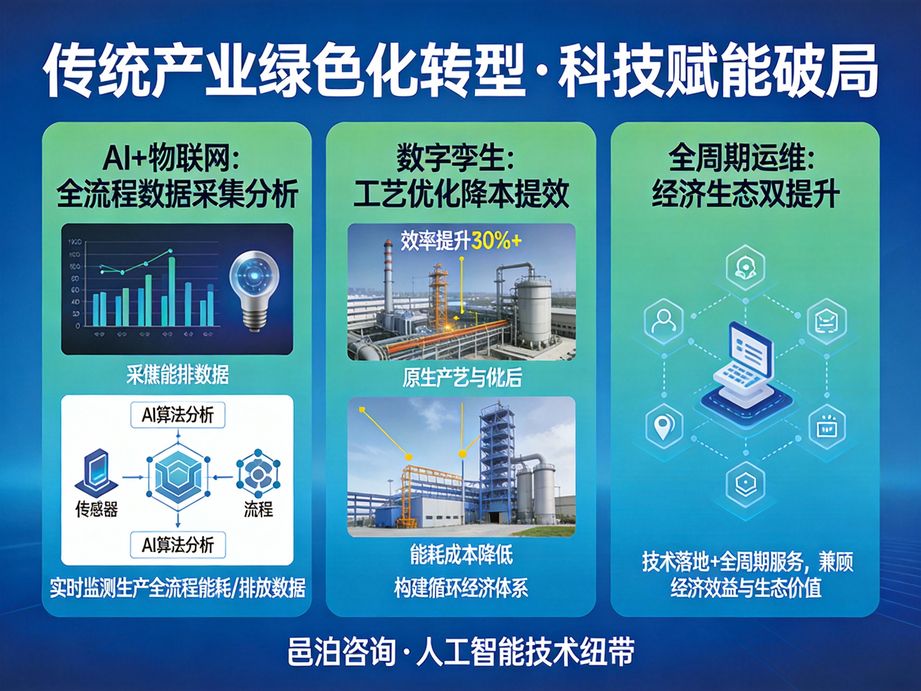 邑泊咨詢深耕人工智能賦能領域，精準對接企業數字化轉型需求，提供從戰略到落地的一體化咨詢支撐。