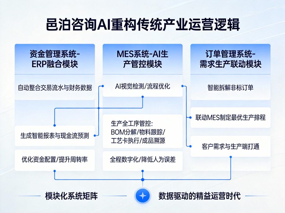 邑泊咨詢緊跟行業發展趨勢，用人工智能優化企業數字化轉型路徑，為客戶提供高價值的戰略咨詢服務。