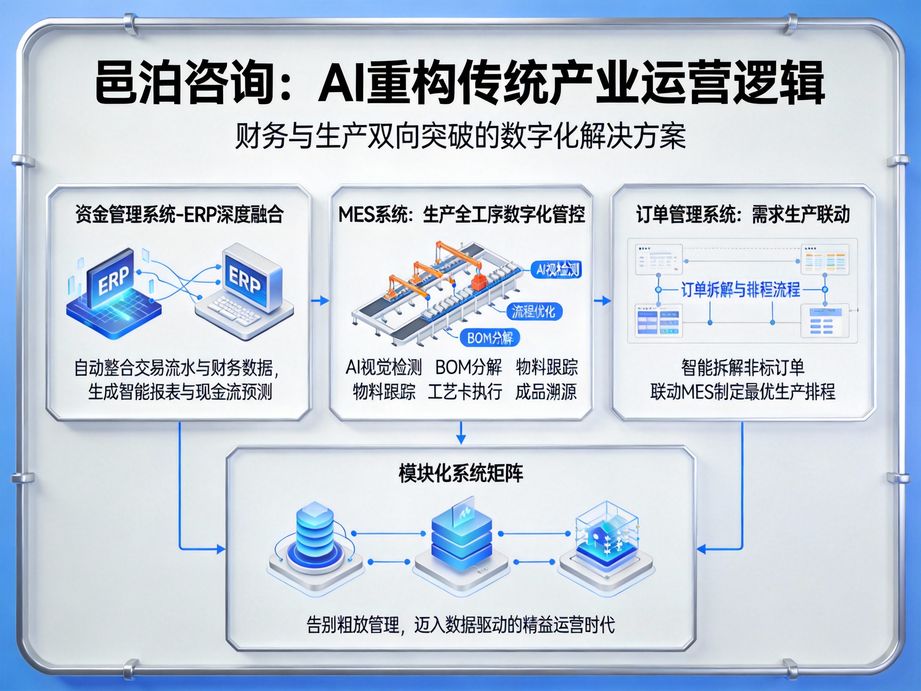 邑泊咨詢專注人工智能應用落地咨詢，深度賦能企業數字化轉型，幫助企業構建智能、高效的業務運營體系。