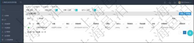 在項目管理軟件車輛管理系統中查詢車輛違章列表返回車輛、備注、違章時間、違章地點、主管人、經辦人、司機姓名、罰款金額、扣分、處理時間等信息。