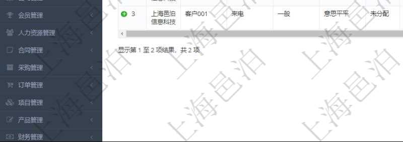 在項目管理軟件CRM客戶關系管理系統中查詢返回的客戶拜訪列表字段信息有：潛在客戶、來訪方式、跟進級別、跟進階段、城市、地區、領域、部門、合作方式、如何知道我們、預算范圍、聯系目標、簽約概率、溝通細節等。