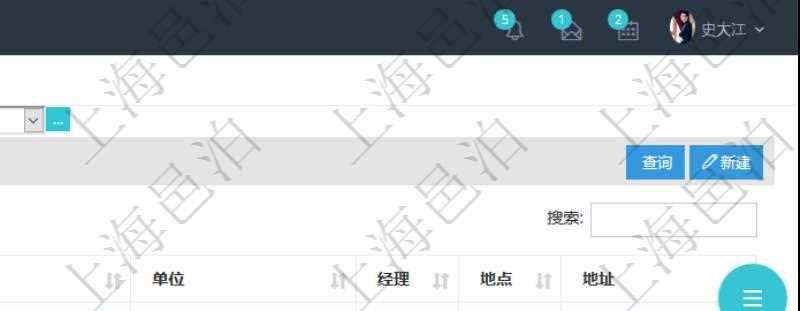 項目管理軟件查詢公司部門列表返回的部門信息包括：名稱、代碼、描述、單位、經理、地點、地址等。