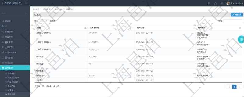 在項目管理軟件里可通過訂單管理系統查詢返回出庫流水列表信息,比如:出庫單編號、出庫日期、出庫明細等。