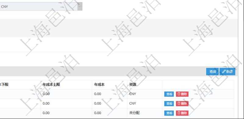 項目管理軟件人力資源管理系統可以通過團隊明細子頁面查詢得到該團隊的團隊成員信息，比如：人員姓名、團隊序號、人員序號、職責、年成本下限、年成本上限、年成本、貨幣單位資源。
