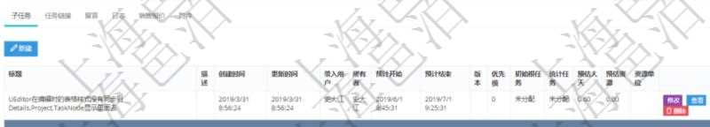 項目管理軟件項目管理模塊任務維護明細查詢還可以關聯查詢更多相關資料，比如子任務信息：子任務標題、描述、所有者、是否顯示在任務樹、預計開始、預計結束、版本、優先級、初始根任務、統計任務、項目、預估人天、預估資源、任務類型、任務風險、任務質量、資源單位、任務狀態、創建時間、錄入用戶。